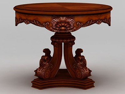 3d花桌模型