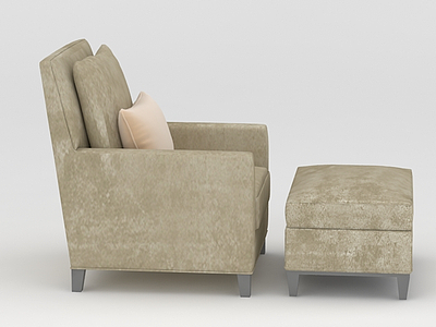 3d休闲沙发椅免费模型