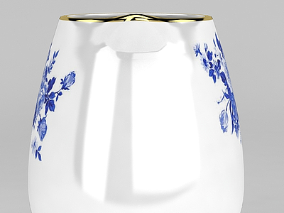 陶瓷水壶模型
