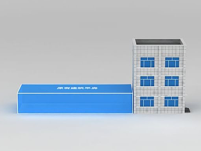 3d宿舍楼模型