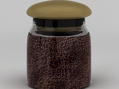 厨房储物罐模型3d模型