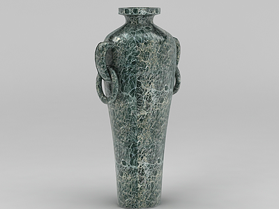 中式古董瓶模型3d模型