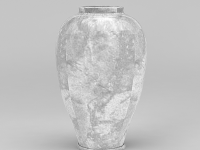 中式落地大花瓶模型3d模型