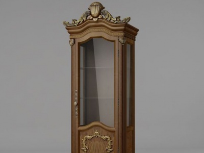 欧式古典酒柜模型3d模型