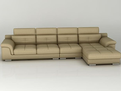 3d组合拐角沙发模型
