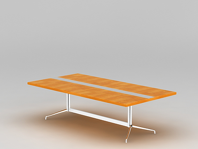公司会议桌模型3d模型