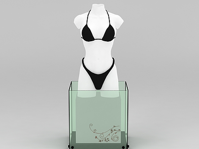 3d内衣展示模特道具免费模型