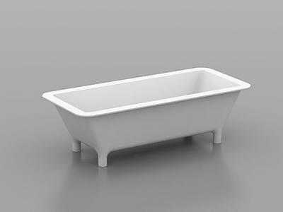 独立浴盆3d模型