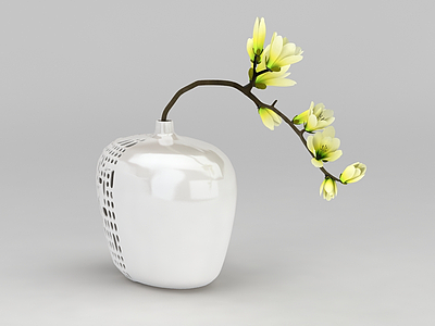 3d中式花瓶装饰品免费模型
