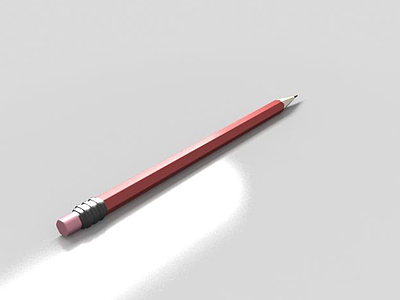 铅笔模型3d模型