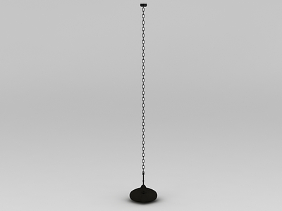 铁链吊灯模型3d模型