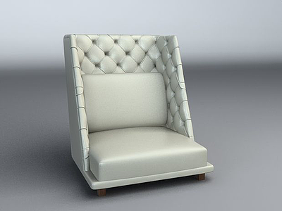 3d简欧休闲沙发椅免费模型