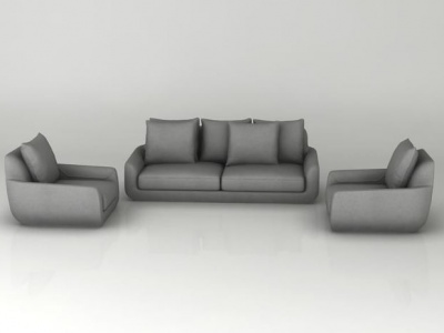 3d客厅组合沙发模型