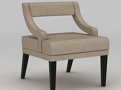 创意单人沙发椅模型3d模型