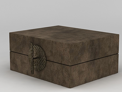 复古箱子盒子模型3d模型