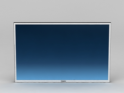 壁挂电视显示器模型3d模型