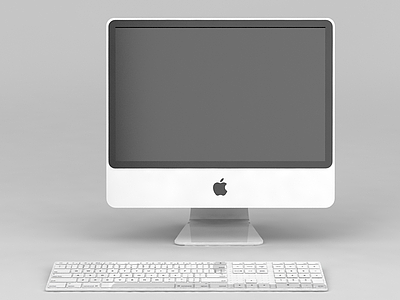 苹果台式电脑模型3d模型