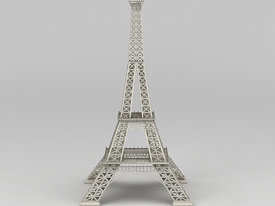 3d巴黎埃菲尔铁塔免费模型