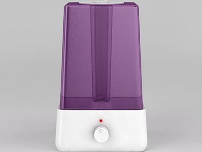 3d紫色加湿器模型