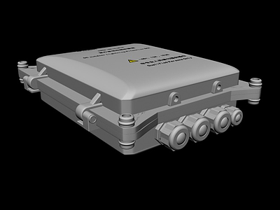 3d防雷箱模型