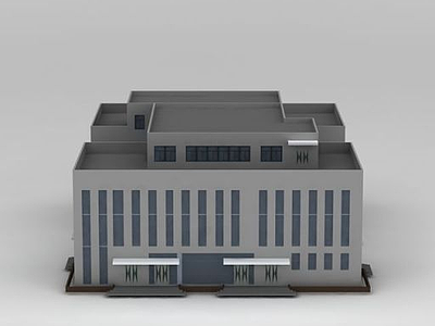 3d综合楼模型
