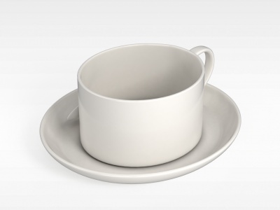 3d骨瓷咖啡杯模型