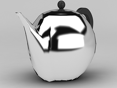 不锈钢茶水壶模型3d模型