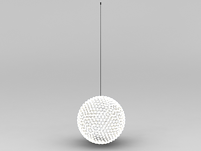 球型艺术吊灯模型3d模型