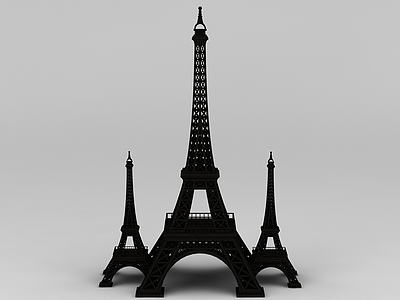 3d埃菲尔铁塔摆件免费模型