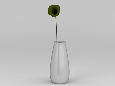 3d陶瓷小花瓶免费模型