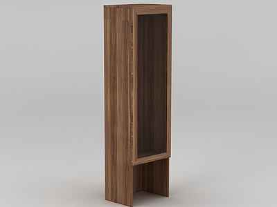 3d简约实木柜子免费模型