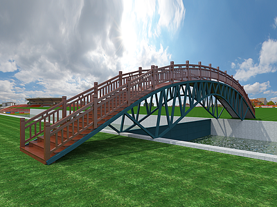 3d木桥模型