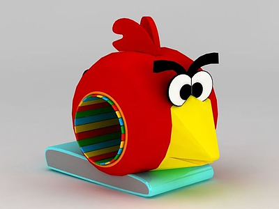儿童游乐设施愤怒的小鸟模型3d模型
