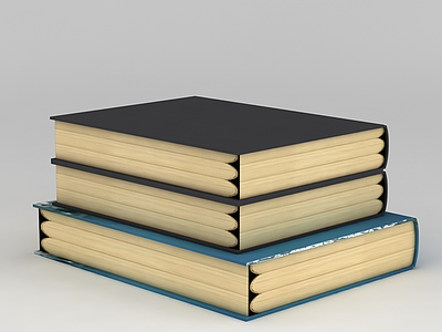 书籍读物模型3d模型