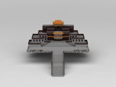 小布达拉宫模型