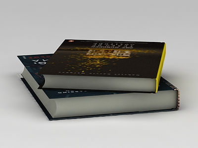 外文书籍读物模型3d模型
