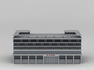医院住院楼模型3d模型
