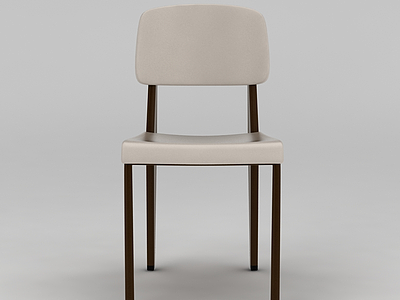 3d北欧时尚简约餐椅免费模型