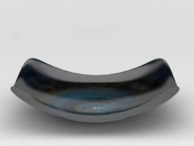 现代创意陶瓷盘工艺摆件模型3d模型