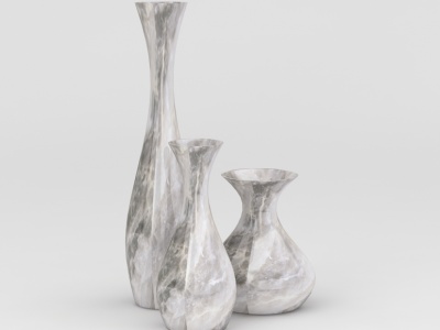 3d大理石工艺花瓶摆件免费模型