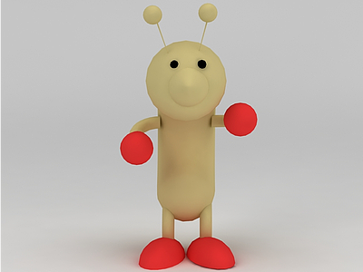 儿童玩具玩偶蚂蚁模型3d模型