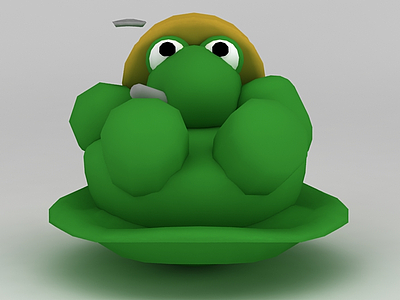 儿童玩具玩偶乌龟模型3d模型