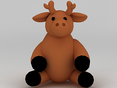 儿童玩具玩偶小鹿模型3d模型