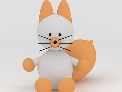 玩偶儿童玩具松鼠模型3d模型