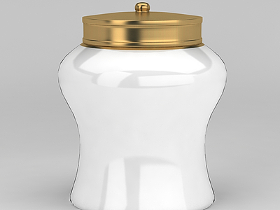 欧式陶瓷瓶罐模型3d模型