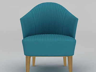 3d现代布艺椅子模型