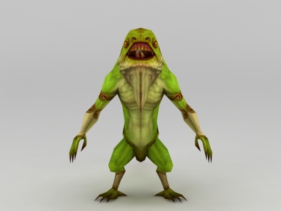 龙子谷游戏动漫角色怪物模型3d模型