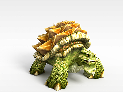 游戏角色乌龟模型3d模型