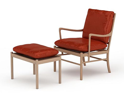 3d中式沙发椅模型
