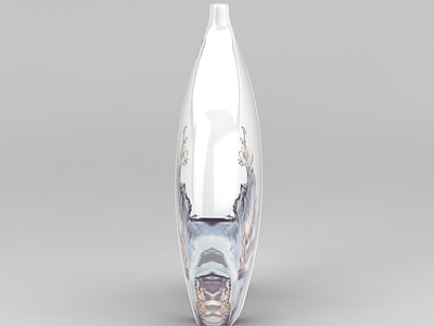 现代工艺陶瓷花瓶模型